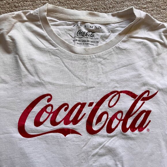 Zara x Coca Cola T Shirt - Medium - Picture 1 of 3